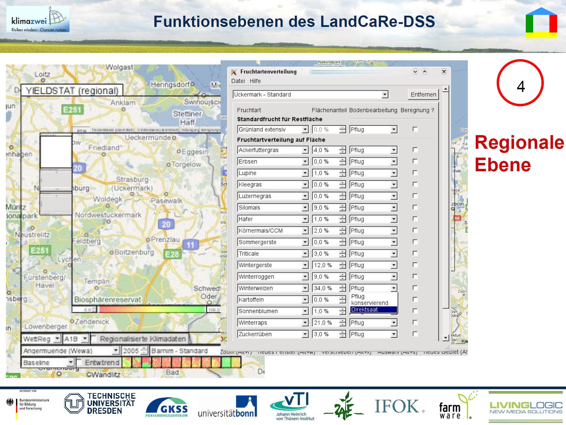23/33 - LandCaRe-DSS - Funktionsebenen - Regionale Ebene